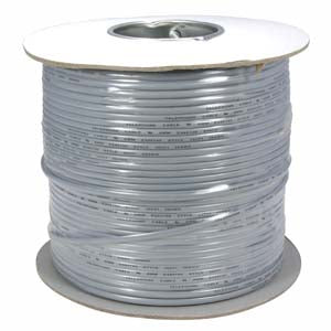 UL 4 Conductor Silver Modular Cable Reel 26AWG UL 4 Conductor Silver Modular Cable Reel 26AWG